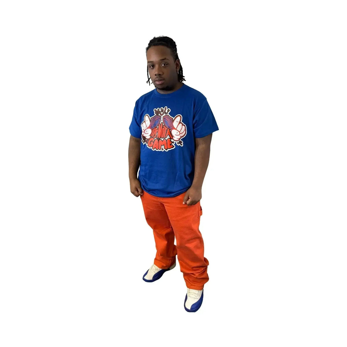 Orange Relaxed Fit Carpenter Pants - It's Not a Game™