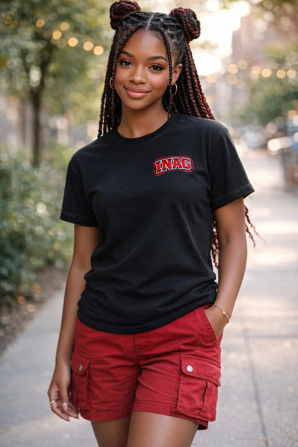 Its Not A Game Collegiate Tee – Youth Black - INAG™