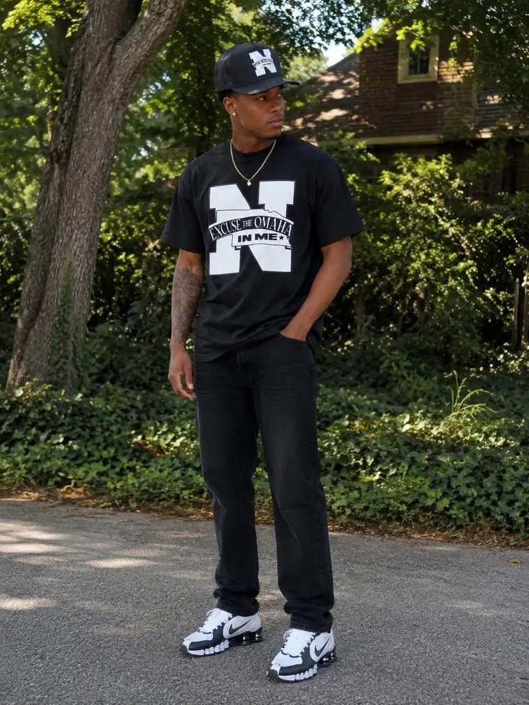 Excuse the Omaha in Me Tee - Omaha Pride Streetwear - It's Not a Game™