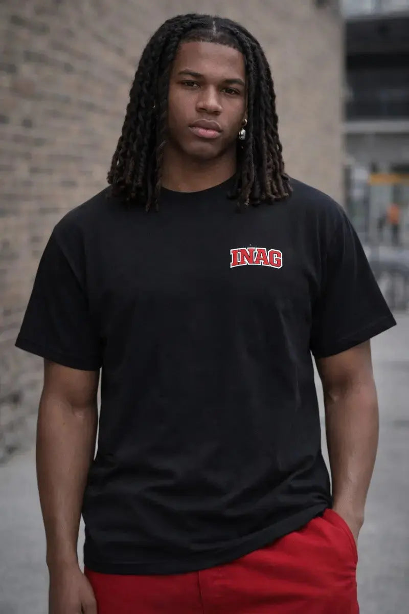 Its Not A Game Collegiate Tee – Mens Black - INAG™