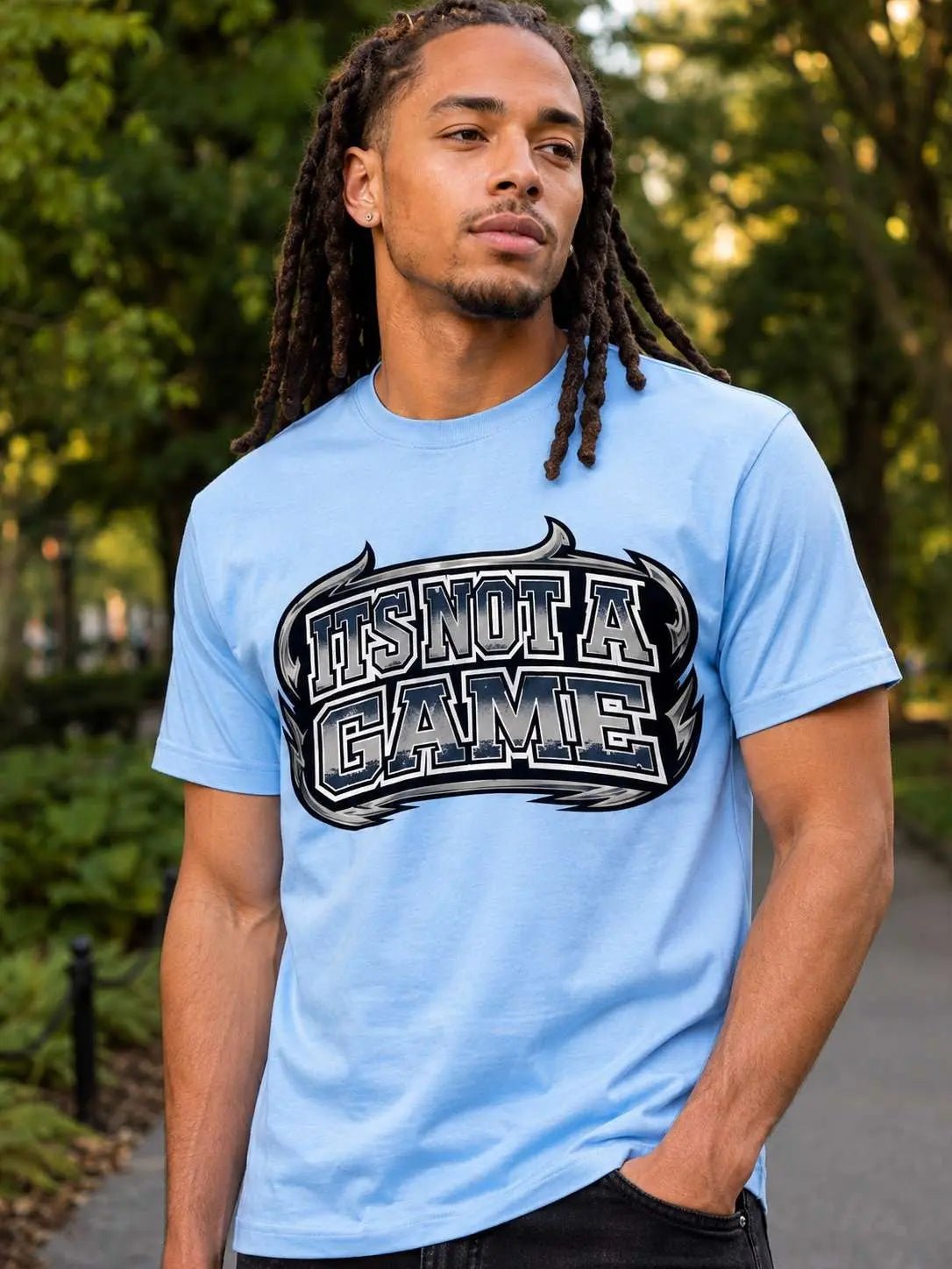 Its Not A Game Collegiate Graphic Tee - It's Not a Game™