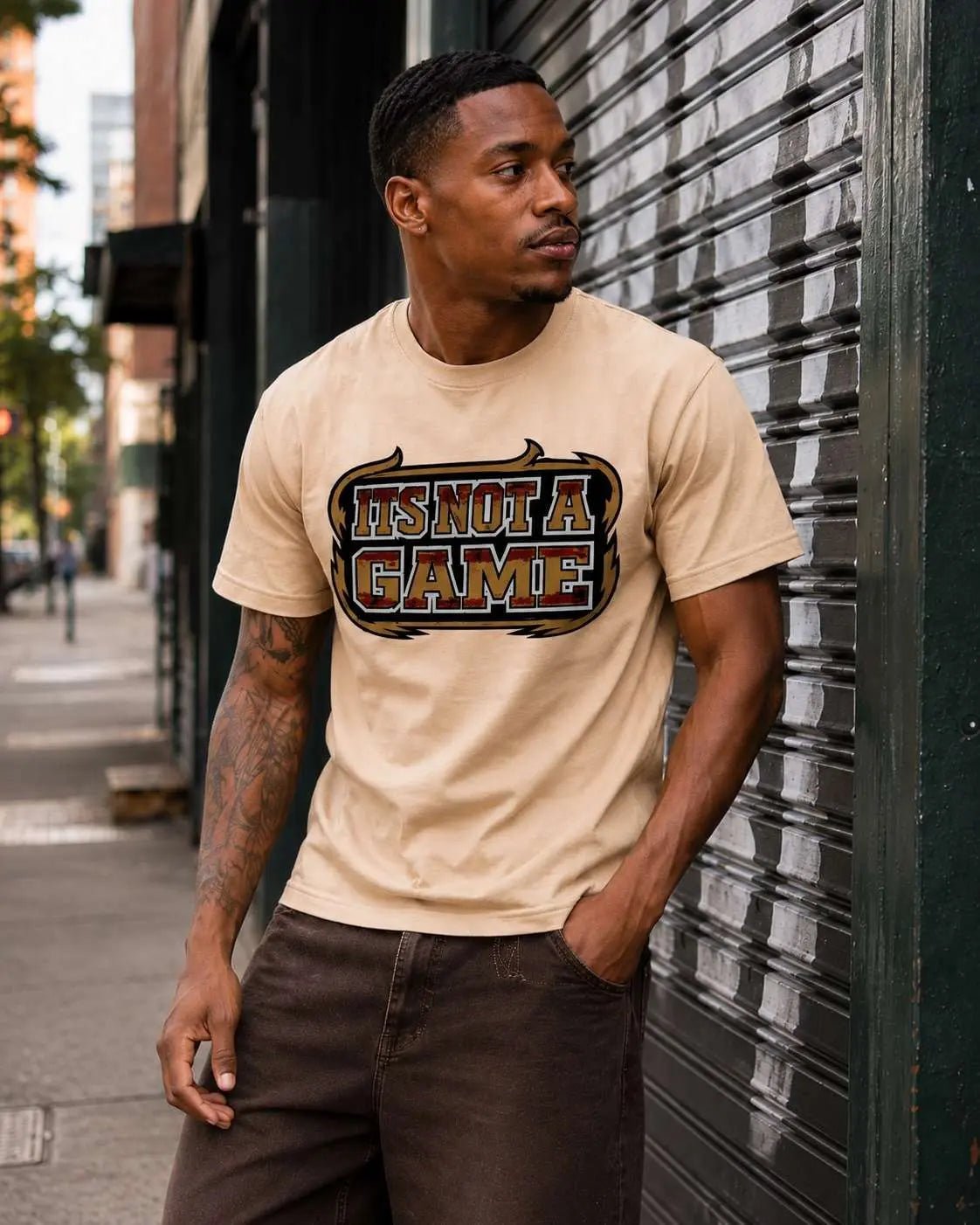 Its Not A Game Collegiate Graphic Tee - It's Not a Game™