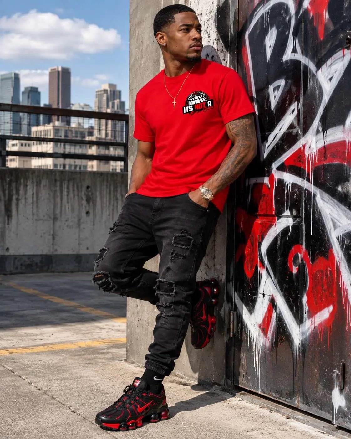 Mens World Class Fashion Graphic Tee - It's Not a Game™