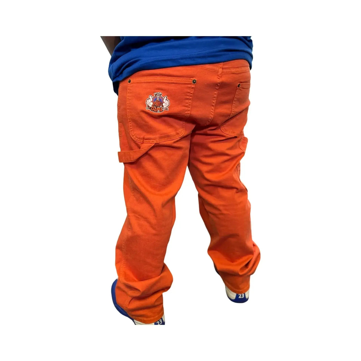 Orange Relaxed Fit Carpenter Pants - It's Not a Game™
