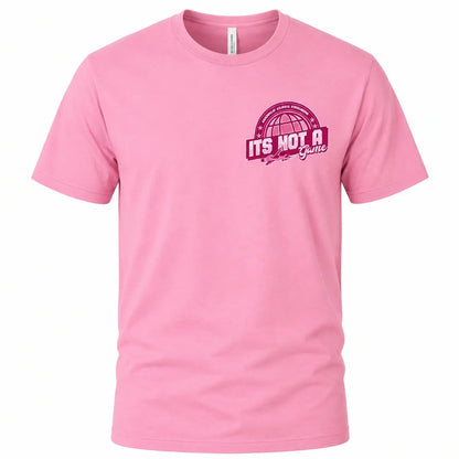 Womens Pink World Class Fashion Graphic Tee - It's Not a Game™